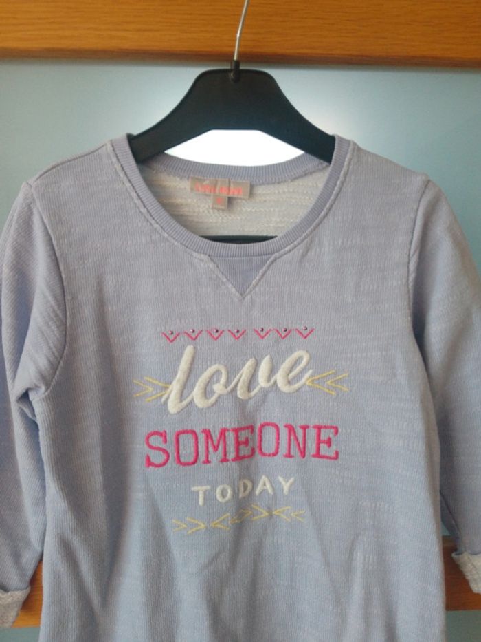 Robe pull manches 3/4 - Fille 10 ans - photo numéro 2