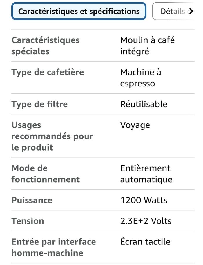 Machine café grains et moulu - photo numéro 3