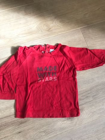 T shirt manche longue petit bateau