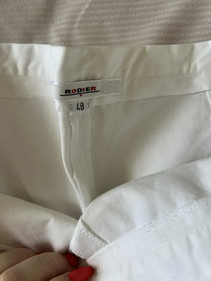 Pantalon blanc Rodier – Taille 48 - photo numéro 3