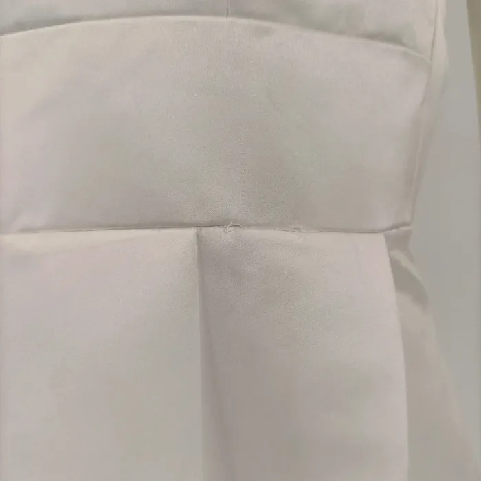 Robe longue blanche satinée Charms avec veste boléro assortie taille S cérémonie A099 - photo numéro 14