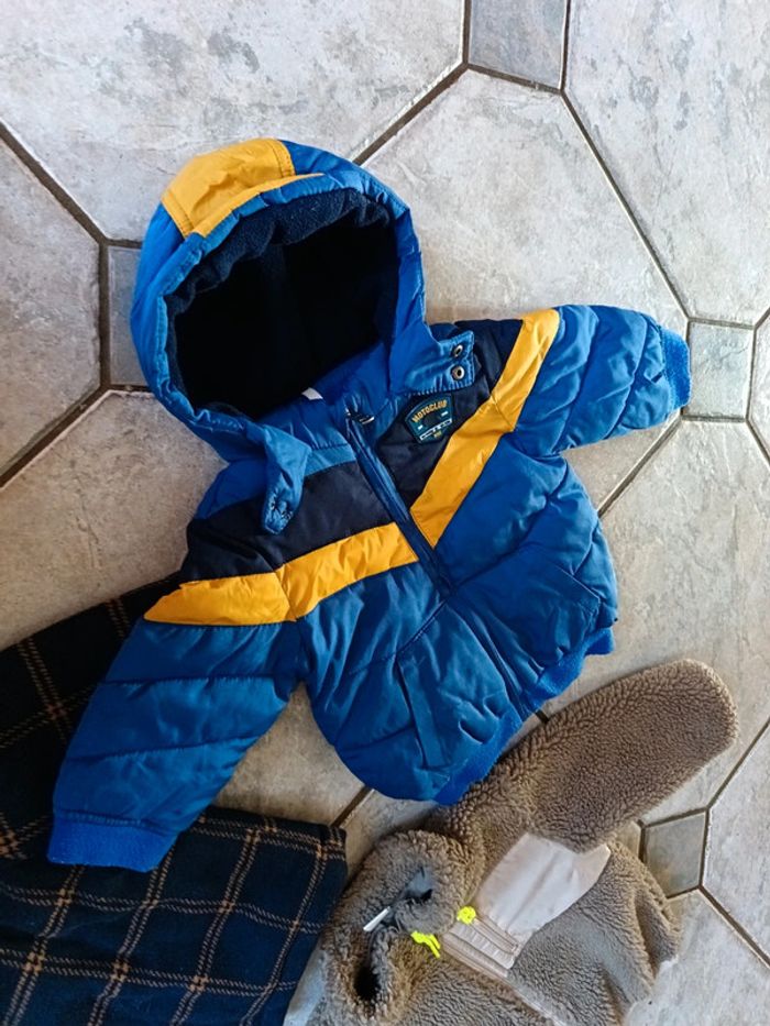 Lot veste manteau doudoune 9/12 mois tbe - photo numéro 12