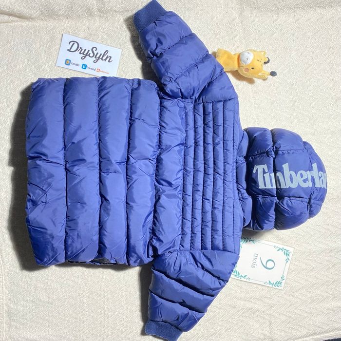 Veste chaude doudoune timberland neuve - 9 mois  - 71 cm - photo numéro 2