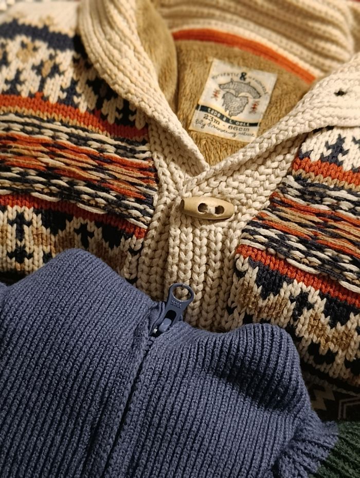 Gillet et pull garçon 24 mois lot de 3 - photo numéro 9