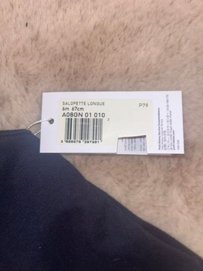 Ensemble neuf salopette + body petit bateau - photo numéro 5