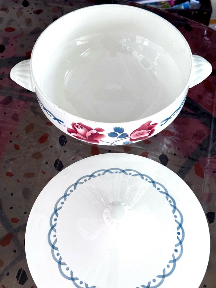 Magnifique soupière 🌺 vintage Digoin Sarreguemines - photo numéro 3
