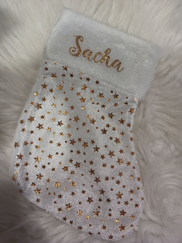 Botte de Noël personnalisé sacha