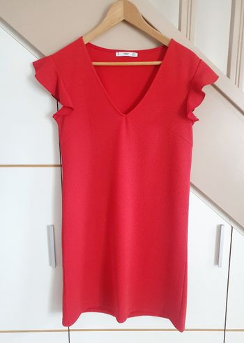 Robe mi-longue rouge Mango T. S