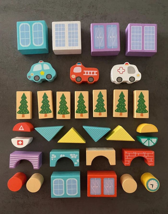 Boîte « mes formes en bois » One Two Fun Baby Auchan - photo numéro 2