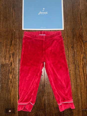 Bas de pyjama velours Jacadi 2 ans