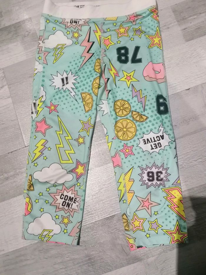 Legging pantacourt T 6/8 ans - photo numéro 2