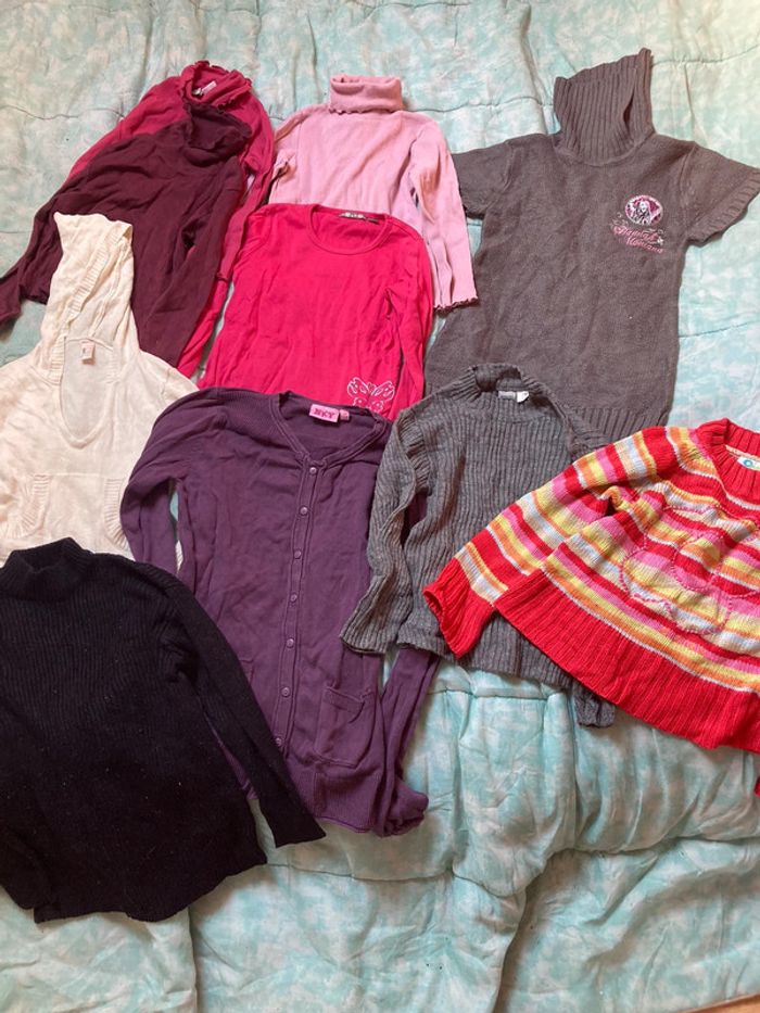 Lot de 10 habits fille 6 ans hiver