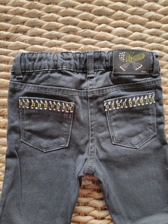 Pantalon gris anthracite DPAM 3 ans - photo numéro 3