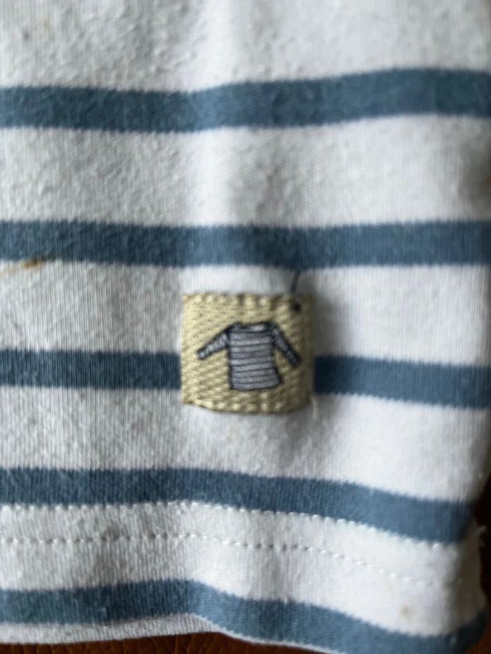 Maillot tee shirt marinière mixte - photo numéro 9