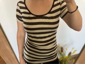 Tee shirt long rayé