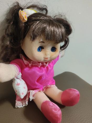 Magnifique poupée chiffon rose