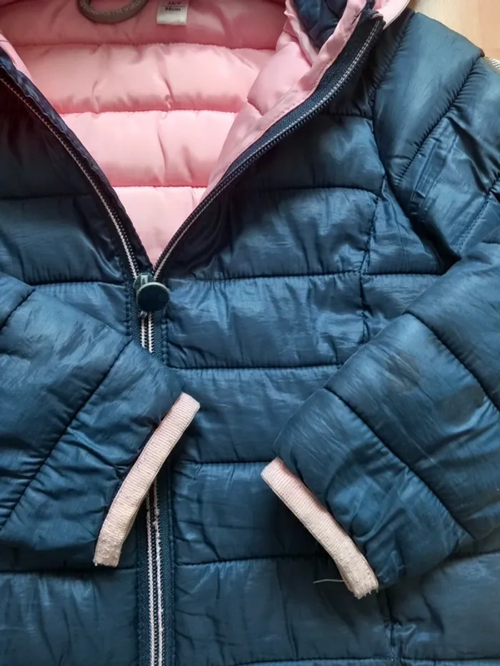 Doudoune manteau Okaïdi 3 ans fille - photo numéro 4