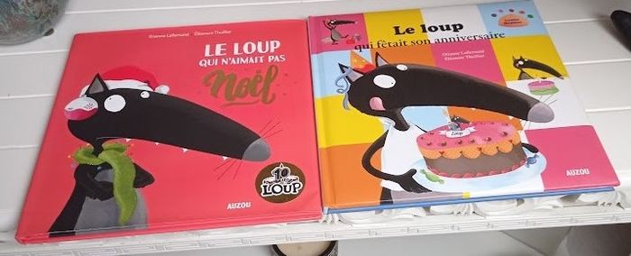 Lot de 2 livres Le Loup
