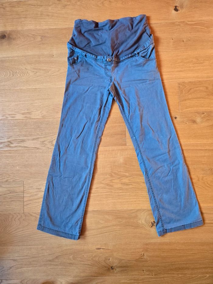 Pantalon grossesse gris taille 42 - photo numéro 2