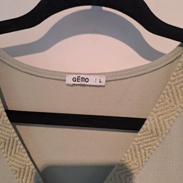 Blouse Gémo vert jade - photo numéro 2