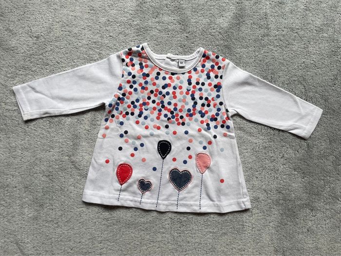 Tee shirt manches longues, 6 mois