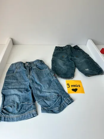 Pantacourt bébé garçon 9 mois