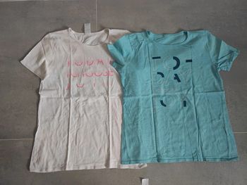 Lot 2 tee-shirts Decathlon 12 ans