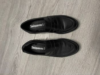 Mocassins noirs en cuir Sinéquanone - pointure 39