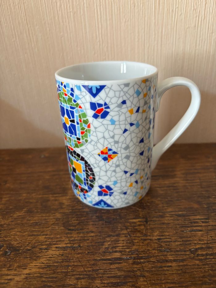 tasse (mug) motif mosaïque Antoni Gaudi - photo numéro 3