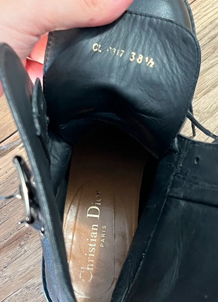 Boots Dior D-Trap en cuir noires - photo numéro 12