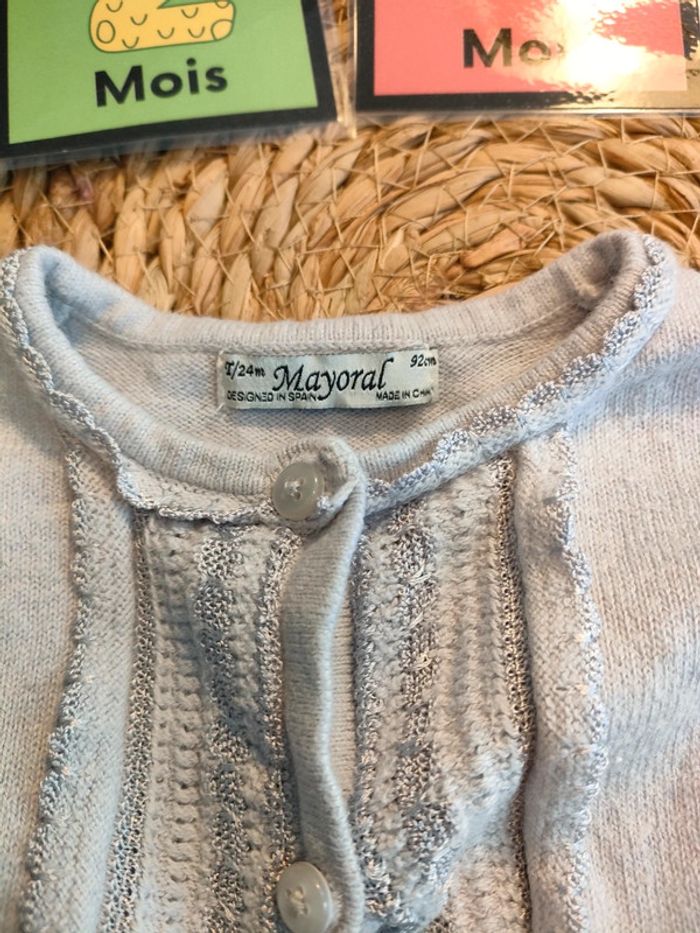Gilet boléro cardigan Mayoral 2 ans - photo numéro 5