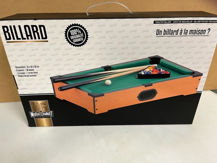 Jeu de billard sur table - photo numéro 2
