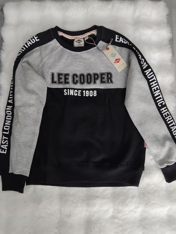 Sweat gris Lee Cooper, 12 ans