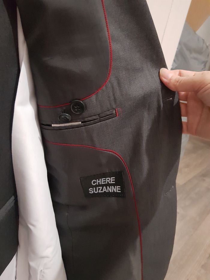 Ensemble Tailleur Garçons 3 pièces + chemise + nœud papillon - photo numéro 5