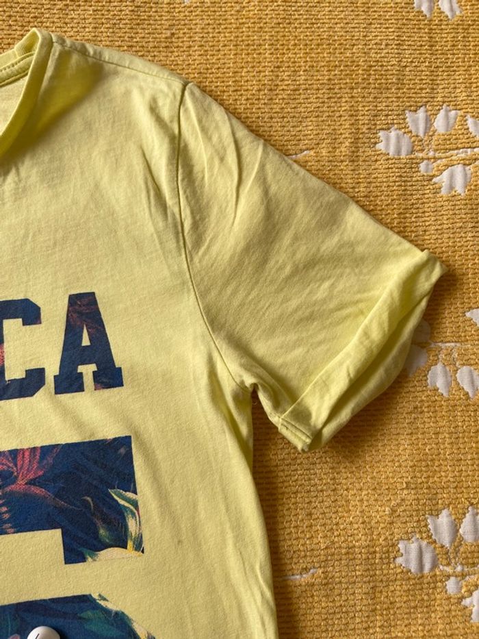 Tee-shirt jaune We taille xs 100% coton manches courts, col rond, neuf - photo numéro 9