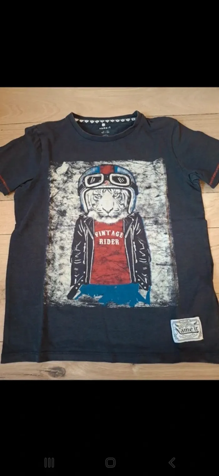 Tea shirt name it et short kiabi 9/10 ans - photo numéro 2