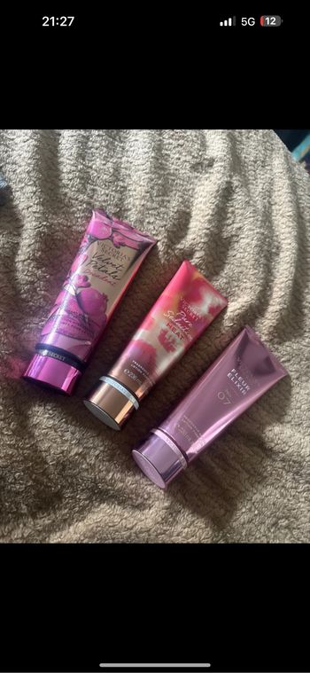 Lot de 3 crème victoria secret
