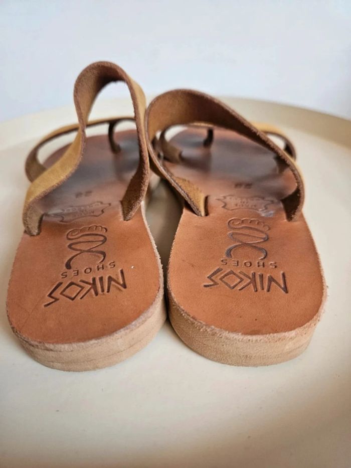 Mules Cuir Nikos Shies Pointure 28 🩴 - photo numéro 4