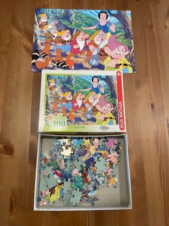 Puzzle Blanche neige et les 7 nains