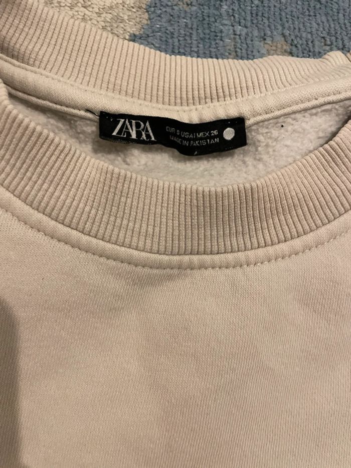 Pull beige Zara femme - photo numéro 4