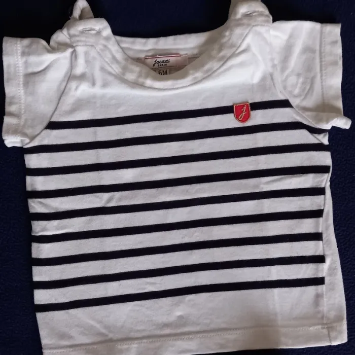 Lot short et t-shirt Jacadi 6 mois - photo numéro 2