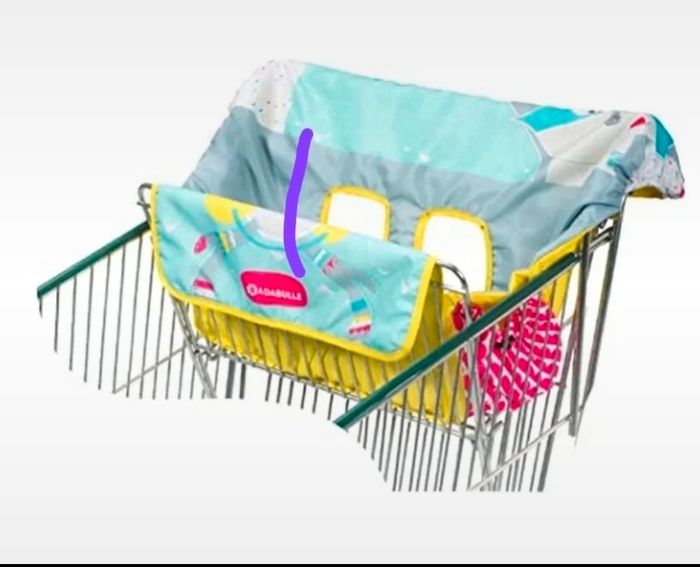 Protège siège pour chariot de supermarché - photo numéro 9