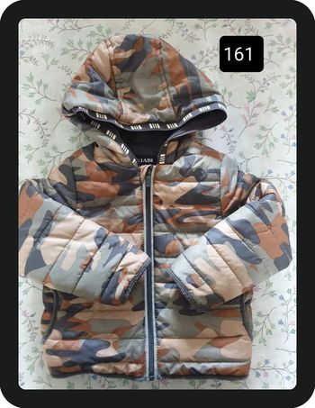 doudoune garçon camouflage kaki Kiabi 3 ans