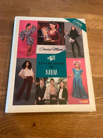 Livre Cousu Main Les créations de Nadia avec 10 patrons inclus