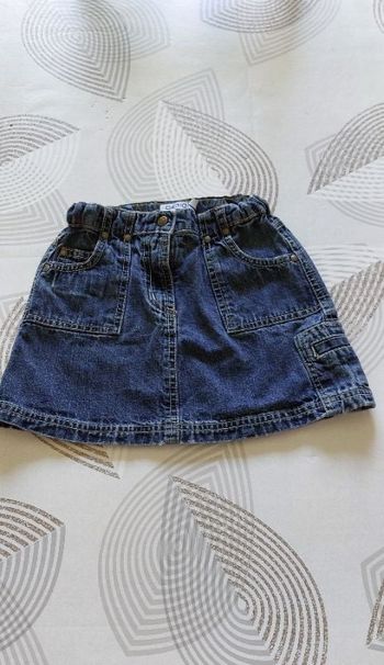 Jolie jupe en jean fille 5 ans