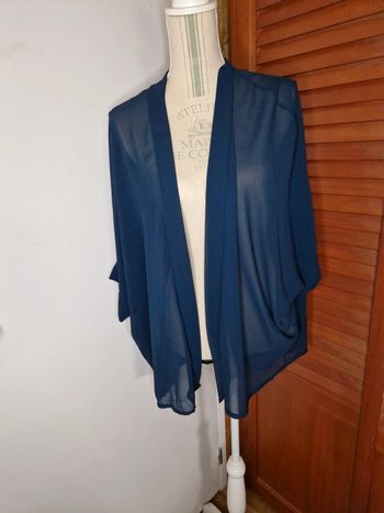 Haut en voile neuf bleu marine taille unique