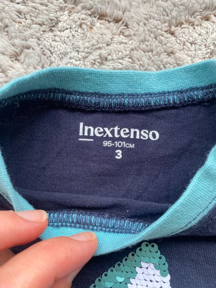 T shirt In Extenso 3 ans à sequins - photo numéro 4