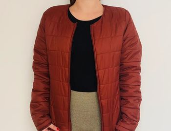 Veste doudoune couleur cuivre  Gemo taille 38