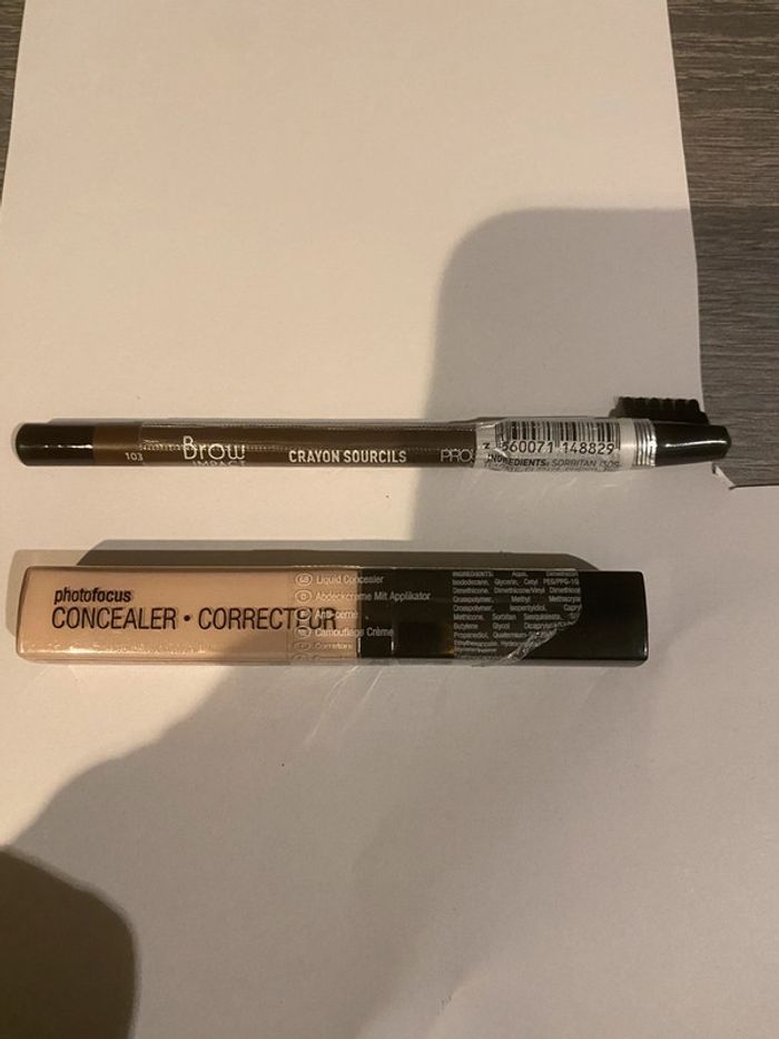 Lot crayon sourcils anti cerne