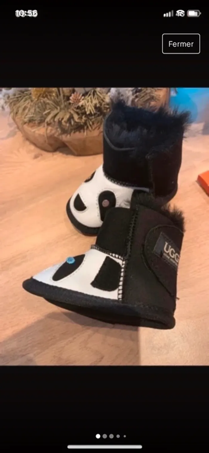 Bottines fourrées UGG panda 🐼 - photo numéro 2